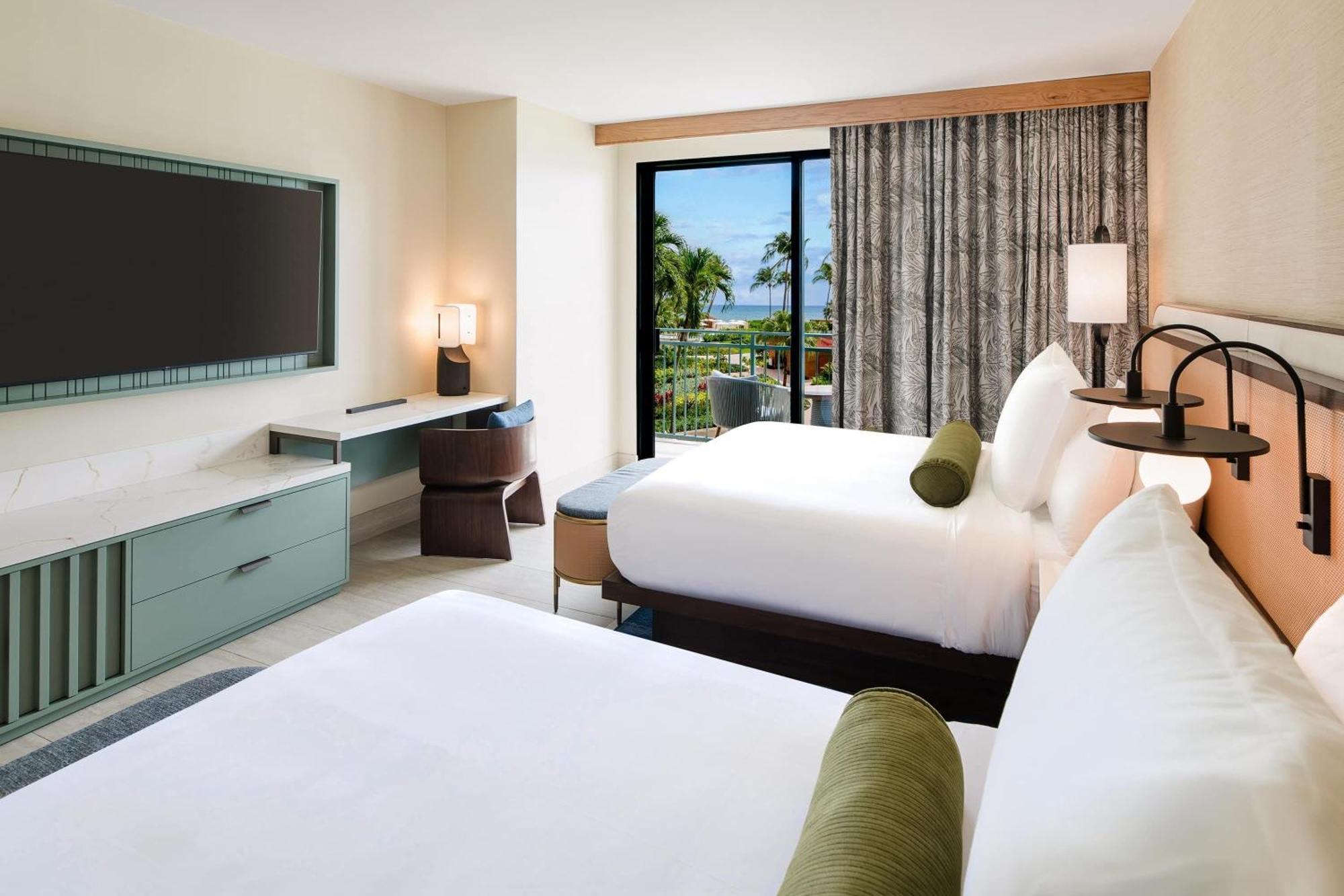 Queen Room with Two Queen Beds and Ocean View